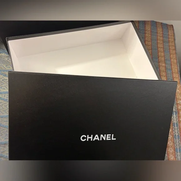 CHANEL | Other | Authentic Chanel Boot Box Elegant Storage Solution ...